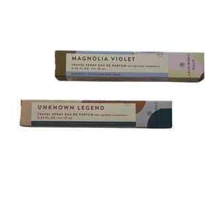 Good Chemistry Bundle 2 Travel Spray Parfum Magnolia Violet & Unknown Legend NWT
